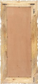 vidaXL Καθρέφτης 110 x 50 εκ. από Μασίφ Ξύλο Μάνγκο