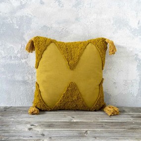 Διακοσμητικό Μαξιλάρι (45x45) Nima Pillows Amadeo Ώχρα