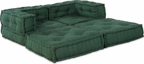 vidaXL Μονάδα Μοντέρνου Καναπέ 2 pcs Πράσινο 140 x 70 x 56 εκ. Ύφασμα