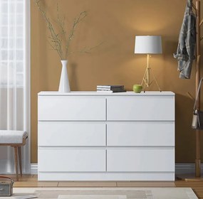 Συρταριέρα Juniper 6S-Leuko