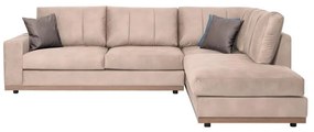 Γωνιακός Καναπές Mexico Fylliana Δεξιά Γωνία Μπέζ 280x220x87 εκ. 280x220x87 εκ.