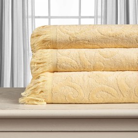Πετσέτα Χεριών (40x60) Silk Fashion Alicia 520gsm Κίτρινο
