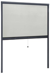 vidaXL Σήτα Παραθύρου Κάθετης Κίνησης Ανθρακί 140 x 170 εκ.