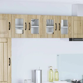 vidaXL Ραφιέρα τοίχου PORTO 2 pcs Δρύς Sonoma Επεξεργασμένο Ξύλο