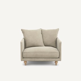 Πολυθρόνα από λινό βελούδο, LAZARE