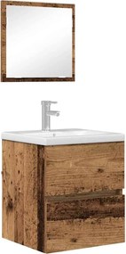 vidaXL Ντουλάπι Μπάνιου Παλιό Ξύλο 41 x 38,5 x 45 cm