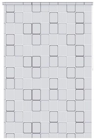 vidaXL Κουρτίνα Μπάνιου Ρολό Τετράγωνο Σχέδιο 160 x 240 εκ.