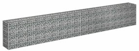 vidaXL Συρματοκιβώτιο-Γλάστρα Υπερυψωμένη 360x30x60 εκ. Γαλβ. Χάλυβας