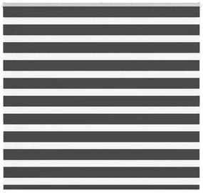 vidaXL Ζέβρα τυφλή Μαύρο Πλάτος υφάσματος 155,9 εκ. Πολυεστέρας