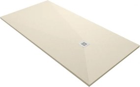 Karag Pietra 80x100 - Παραλληλόγραμμη ντουζιέρα πέτρινη - Cream