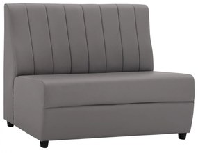 Sofa Landon  from Grey PU 121x66x93 cm.