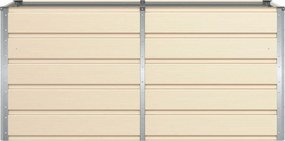 vidaXL Γλάστρα Ελεφαντόδοντο 160 x 80 x 75 cm Ατσάλι