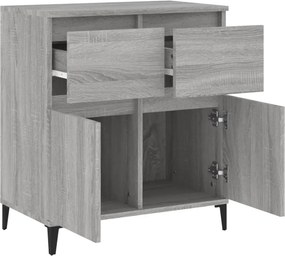 vidaXL Ντουλάπι Γκρι Sonoma 60x35x70 εκ. από Επεξεργασμένο Ξύλο