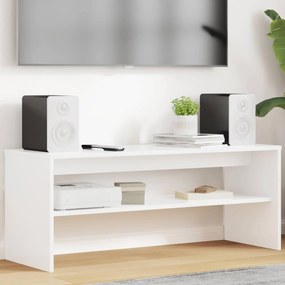 vidaXL Ντουλάπι TV Λευκό 100 x 35 x 40 εκ Επεξεργασμένο ξύλο