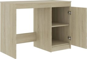 vidaXL Γραφείο Χρώμα Sonoma Δρυς 140 x 50 x 76 εκ. από Επεξ. Ξύλο