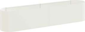 vidaXL Υψωμένο Κρεβάτι Κήπου Λευκό 200 x 40 x 40 εκ.