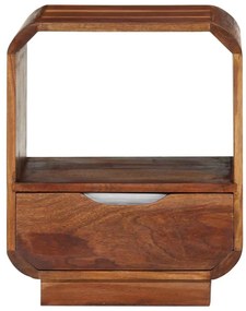 vidaXL Κομοδίνο με Συρτάρι 2 τεμ. 40 x 30 x 50 εκ. Μασίφ Ξύλο Ακακίας