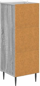 vidaXL Ντουλάπι με Συρτάρια 33 x 34,5 x 92 εκ. Επεξεργασμένο Ξύλο
