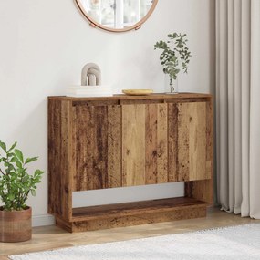 vidaXL Πλαϊνό γραφείο Παλιό ξύλο 97 x 29 x 75 εκ. Επεξεργασμένο Ξύλο