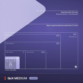 Χαλί ποντικιών SteelSeries Λιλά