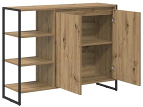 vidaXL Βοηθητικό ντουλάπι Καρυδιά Χειροποίητης Εργασίας