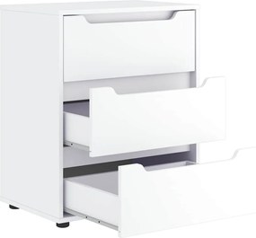 vidaXL Μπουφές VISNES Λευκό 60x40x73 εκ. από Τεχνητό Ξύλο