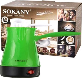 Sokany SK-205 Ηλεκτρικό Μπρίκι 600W με Χωρητικότητα 500ml Green Sokany SK-205 Ηλεκτρικό Μπρίκι 600W με Χωρητικότητα 500ml Green