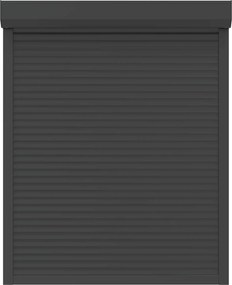 vidaXL Ρολό εισόδου Ανθρακί 120 x 150 cm Αλουμίνιο και Πολυουρεθάνη