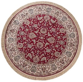 Χαλί Sonia 553/301220 - Red-Beige New Plan 160X160 Round