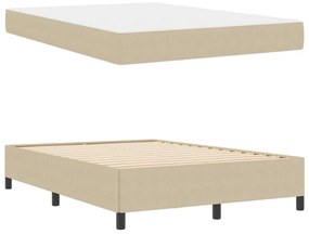 vidaXL Σκελετός Κρεβατιού Άλλο Ανοιχτό γκρι 160 x 200 cm Βελούδο