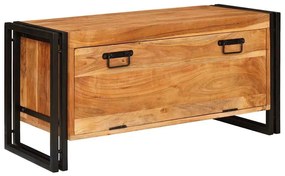 vidaXL Ντουλάπα Παπουτσιών Καφέ 90 x 38 x 45 εκ. Μασίφ ξύλο ακακίας