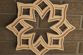 Σετ των 3 Intra απο ξύλο plywood 3mm-4mm πάχος Στολίδι Κέλτικο Τριφύλλι Δίασταση 8x8 cm INTRAFABR-114129701