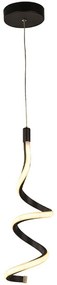 Φωτιστικό Οροφής Aileen 0189409 12x12x80cm Led 24W Black Megapap Metal