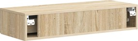 vidaXL Τραπεζάκι Τοίχου Sonoma Δρυς 87,5 x 34,5 x 17 εκ.