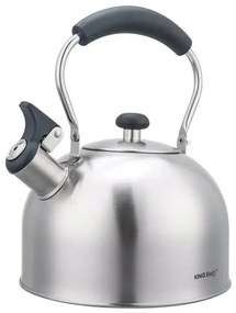 Βραστήρας Kinghoff KH 1859, 2.5 l, Επαγωγή, Ξύλινη λαβή, Inox