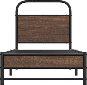 vidaXL Πλαίσιο Κρεβατιού Χωρ. Στρώμα Καφέ Δρυς 80x200εκ Επεξ. Ξύλο