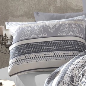 Μαξιλαροθήκη Ανδρομάχη 317 Grey DimCol 50Χ70 50x70cm Cotton-Polyester