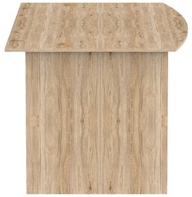 Γραφείο εργασίας Anze pakoworld φυσικό μελαμίνης 180x93.5x75εκ