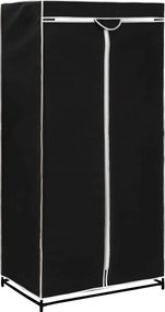 vidaXL Ντουλάπες 2 τεμ. Μαύρες 75x50x160 εκ.