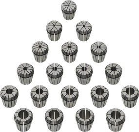vidaXL Τσιμπίδια Collet Φρέζας Σετ 19 τεμ. ER32