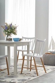 RINGO extension table, color: white DIOMMI V-PL-RINGO-ST-BIAŁY/BIAŁY