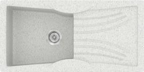 Sanitec Classic 328 (99×51) - Γρανιτένιος νεροχύτης - Granite WHITE