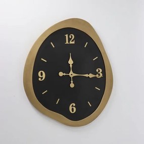 ΡΟΛΟΪ ΤΟΙΧΟΥ ΜΕΤΑΛΛΙΚΟ ΜΑΥΡΟ - ΧΡΥΣΟ 50x60x2.5cm|753-10063