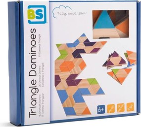 Ξύλινο Παιχνίδι Bs Toys Triangle Domino