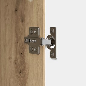 vidaXL Γραφείο Artisan Δρυς 142,5 x 50 x 75 εκ. Επεξεργασμένο Ξύλο