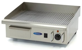 Griddle - Grooved - 55cm - incl Drip tray