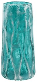 Βάζο Φυσητό Θάλασσα 15-00-23930 Φ18x38,5cm Turquoise Marhome Γυαλί