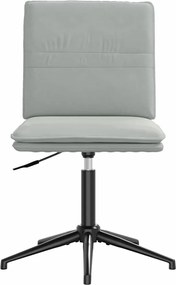 vidaXL Καρέκλες Τραπεζαρίας 6 τεμ. Αν. Γκρι Βελούδινες