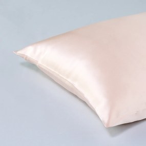 Μεταξωτή Μαξιλαροθήκη Με Φερμουάρ (50x75) Kentia Stylish Silk Σομόν