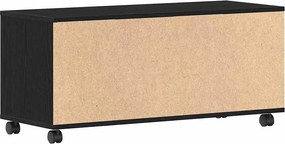 vidaXL Ντουλάπι TV Μαύρο 90 x 35 x 40.5 εκ Επεξεργασμένο ξύλο